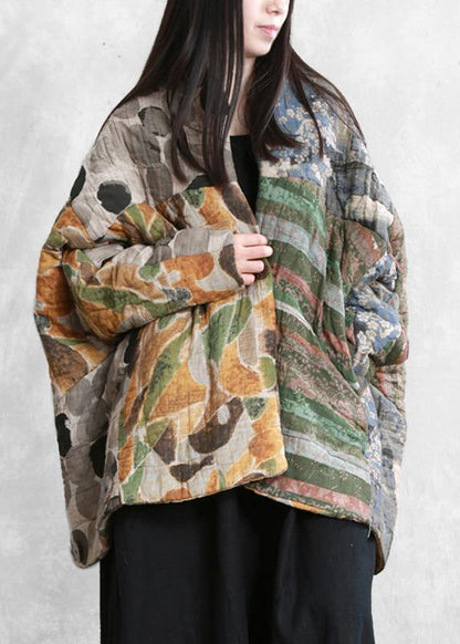 Winter Coats Oversized Snow Batwing Sleeve Pockets Coats