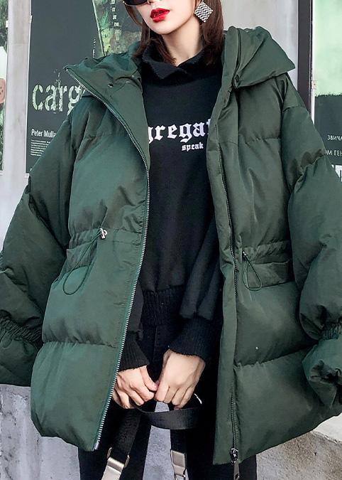 Green Parkas for Oversize Down Jacket Winter Hooded Winter Coats
