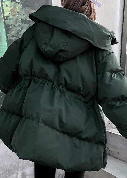 Green Parkas for Oversize Down Jacket Winter Hooded Winter Coats