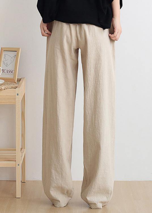 Yellow Polka Dots Trousers New Spring and Summer Bloomers Linen High Waist Carrot Pants