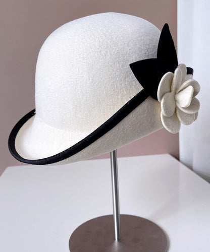 Black Cozy Woolen Bucket Hat