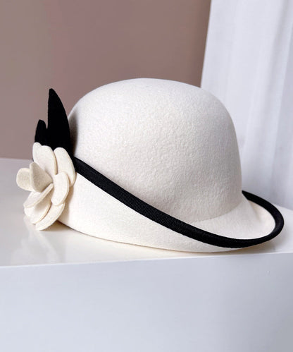 Black Cozy Woolen Bucket Hat