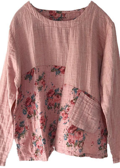 Chic Gray U Neck Top Spring