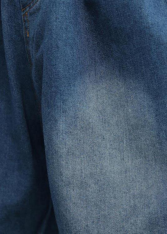 Navy Cotton Pockets Hot Pants Pants Summer