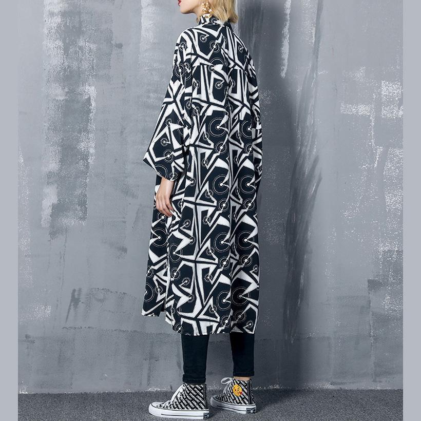 Design Chiffon Long Shirts Korea Ideas Black Print Dresses