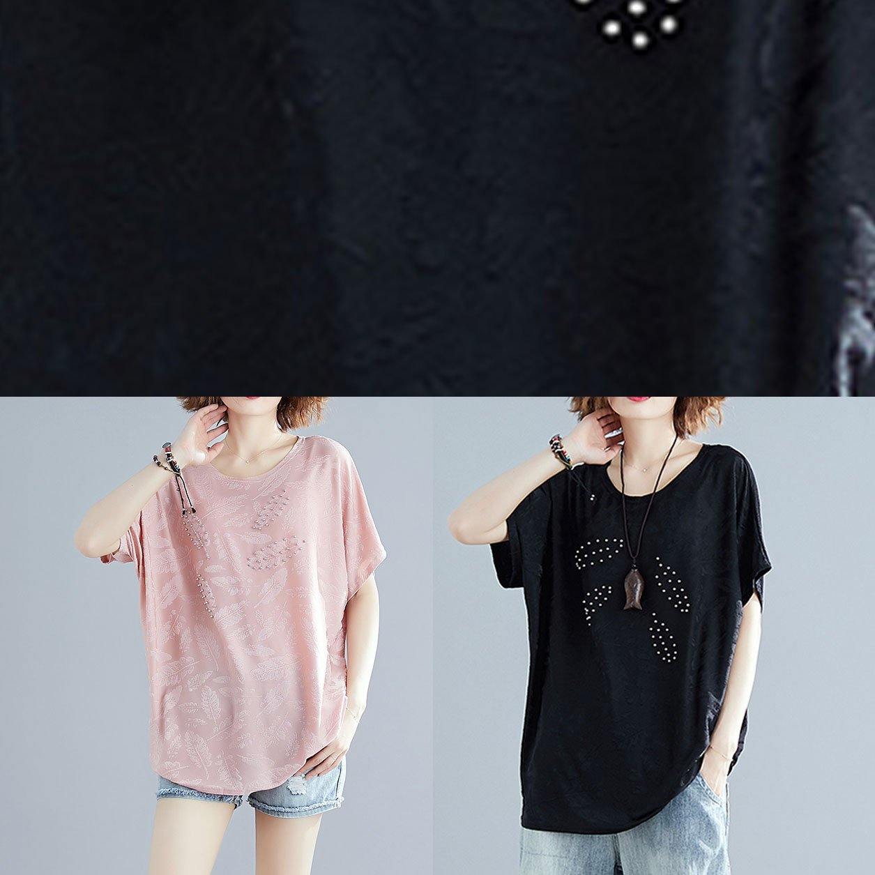 O Neck Blended Tunic Top Tunic Tops Pink Tops Summer