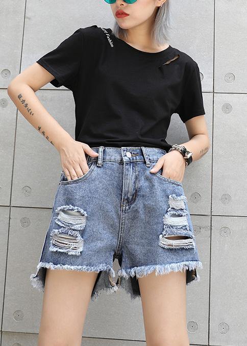 O Neck Cotton Box Top Ideas Black Top Summer