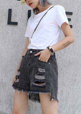 O Neck Cotton Box Top Ideas Black Top Summer