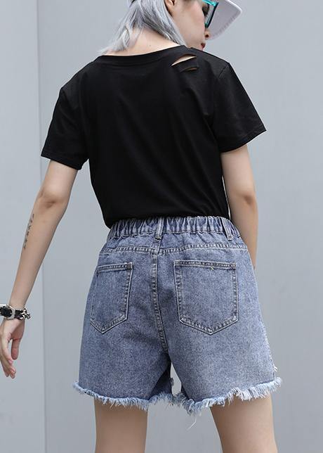 O Neck Cotton Box Top Ideas Black Top Summer