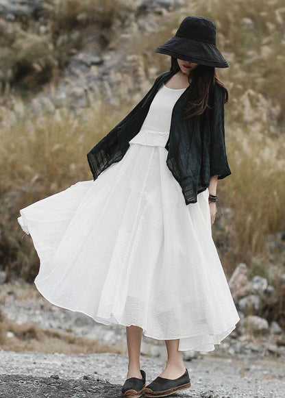Sunscreen Cotton Shirts Tunic Tops Black Shirts Summer