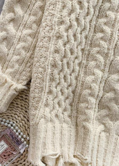 Christmas High Neck Sweater Thick Weather Quotes Cable Tunic Sweater Dresses