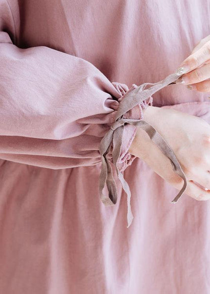 Classy Pink Clothes for Drawstring Lapel Fall Coats