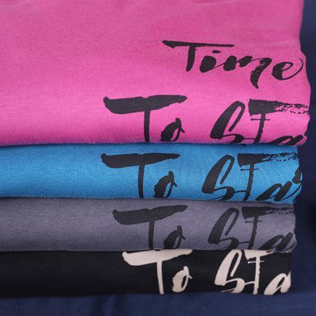 Classy rose Letter clothes For Women o neck baggy Plus Size Clothing fall blouse