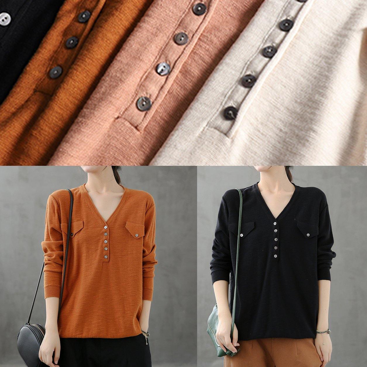 Classy V Neck Button Down Tunic Top Inspiration Pink Top