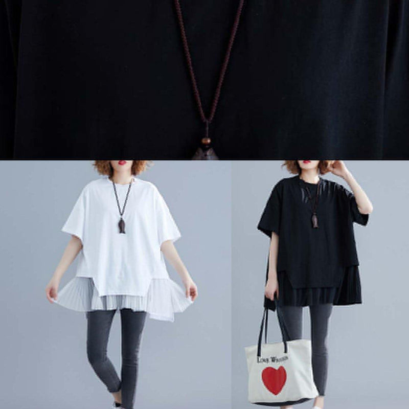 Classy Colorful Stripes Linen Top Silhouette Inspiration O Neck Patchwork Summer Blouse