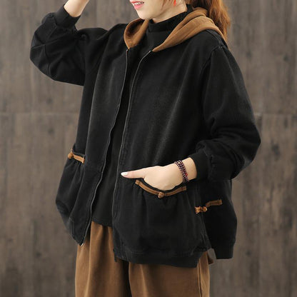 Classy Yellow Trench Coat Wardrobes Hooded Zippered Jackets