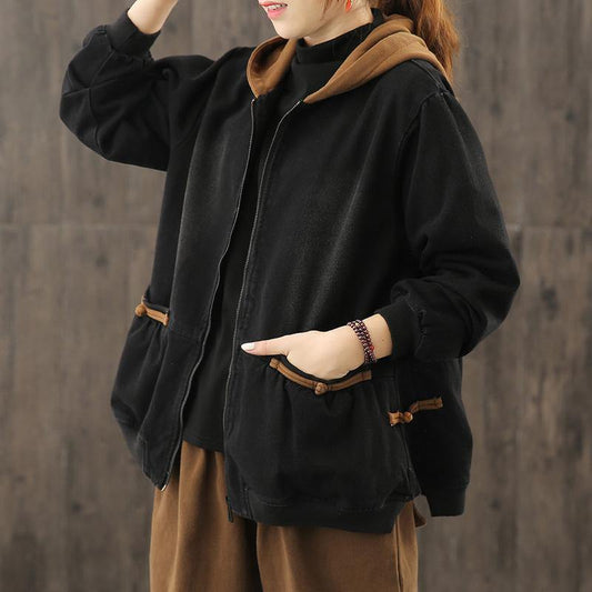 Classy Yellow Trench Coat Wardrobes Hooded Zippered Jackets