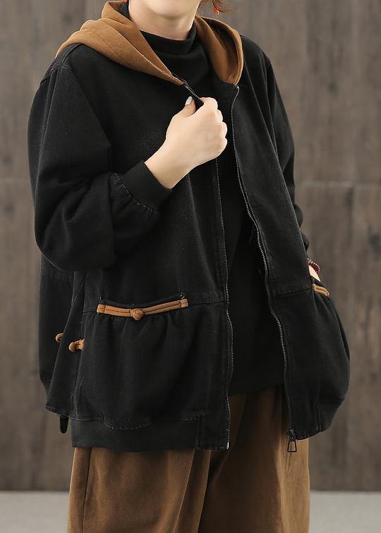 Classy Yellow Trench Coat Wardrobes Hooded Zippered Jackets