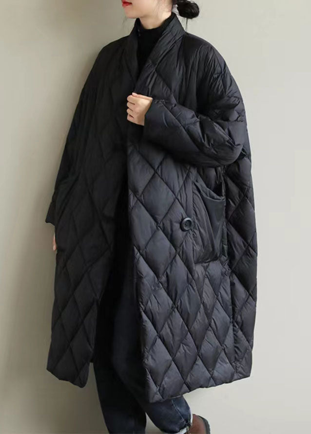 Classy Red Stand Collar Big Pockets Fine Cotton Filled Puffers Jackets Winter