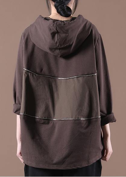 Club Chocolate Zippered Pullover Streetwear