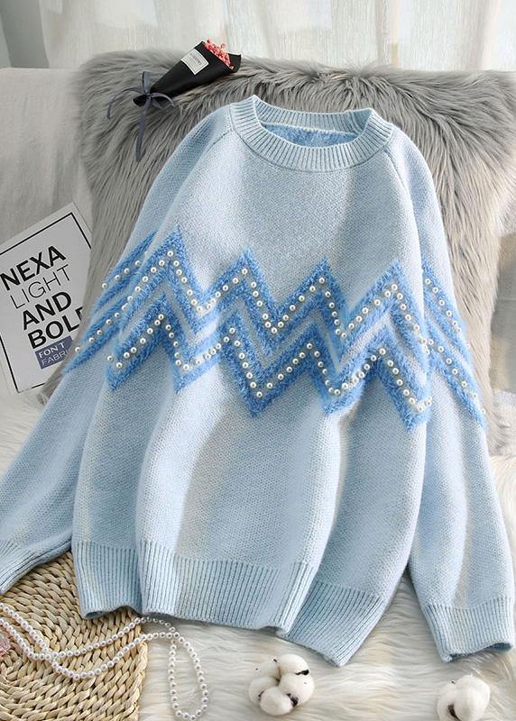 Comfy Beige Knitted T Shirt O Neck Loose Fitting Knitwear