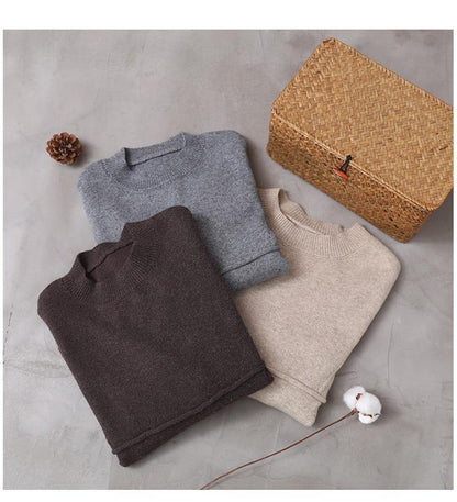 Cozy Gray Knit Blouse Oversized Batwing Sleeve Sweaters Asymmetric Hem