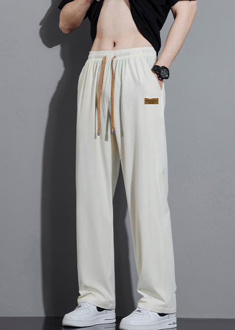 White Oversized Cotton Pants Trousers Spring