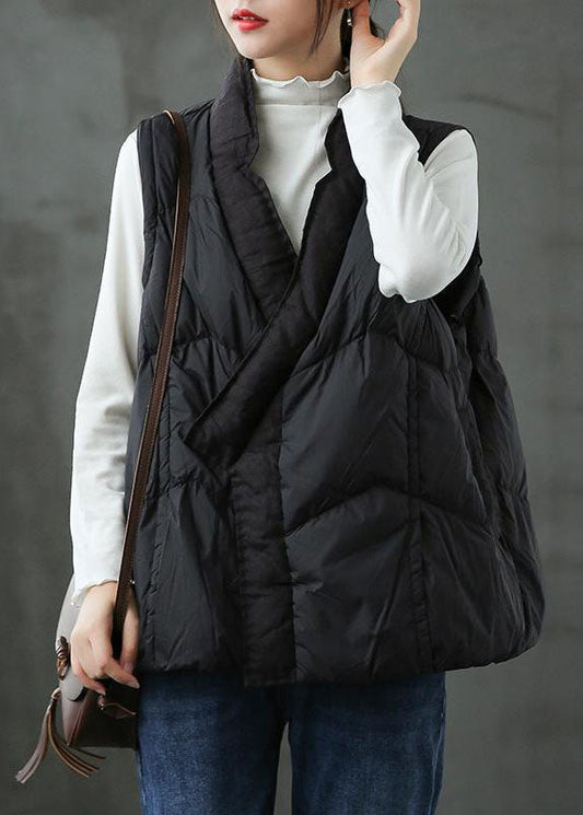 Diy Black Warm Winter Puffer Vest