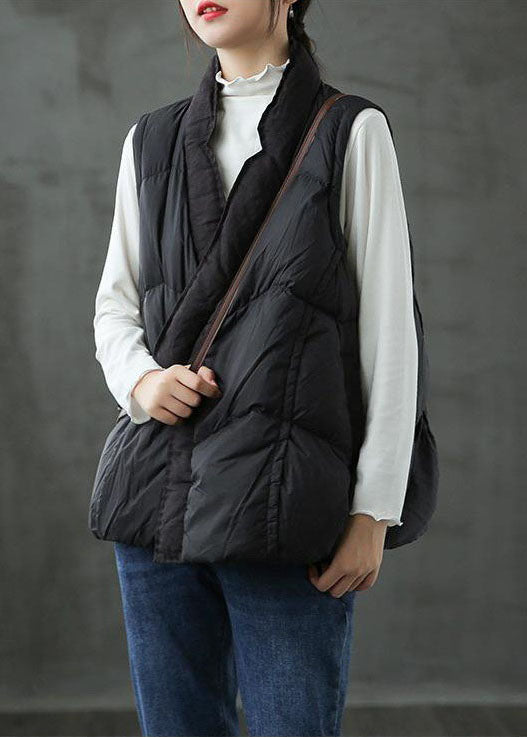 Diy Black Warm Winter Puffer Vest