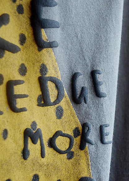 Diy Cotton Metropolitan Museum Round Neck Printed Cotton Dress