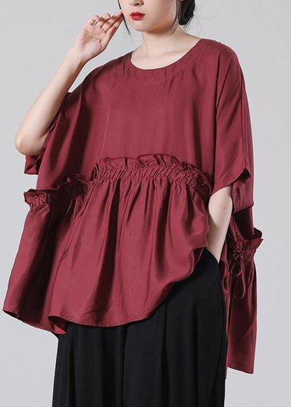 Diy Mulberry Ruffled Cotton Top Summer