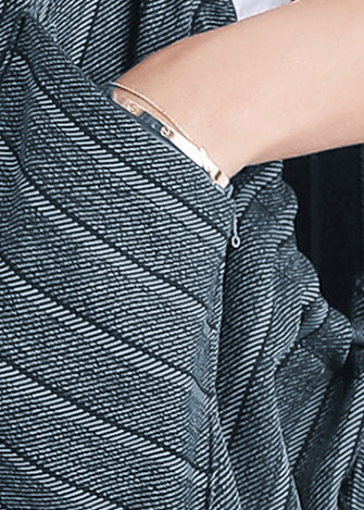 Diy Sleeveless Pockets Cotton Clothes Korea Wardrobes Striped Dress Summer