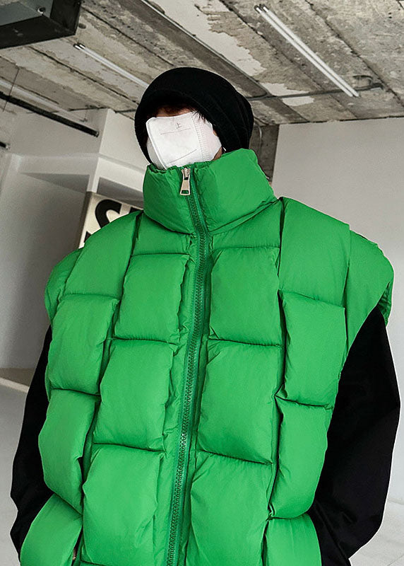 Diy White Stand Collar Fine Cotton Filled Parka Winter
