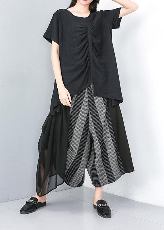 Diy Irregular Personality Wide Leg Pants