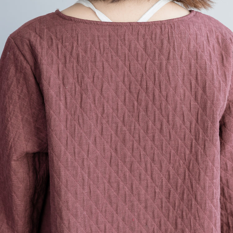 Diy Cotton Clothes for Fine O Neck Hollow Out Runway Black Oversized Tops