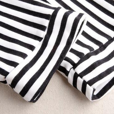 Diy Cotton Clothes Omychic New Loose Stripe Cotton T-shirt