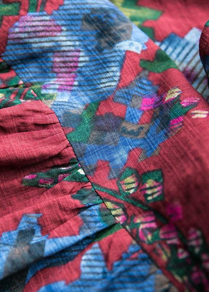 Diy Cotton Linen Robes O Neck Baggy Cotton Spring Dresses