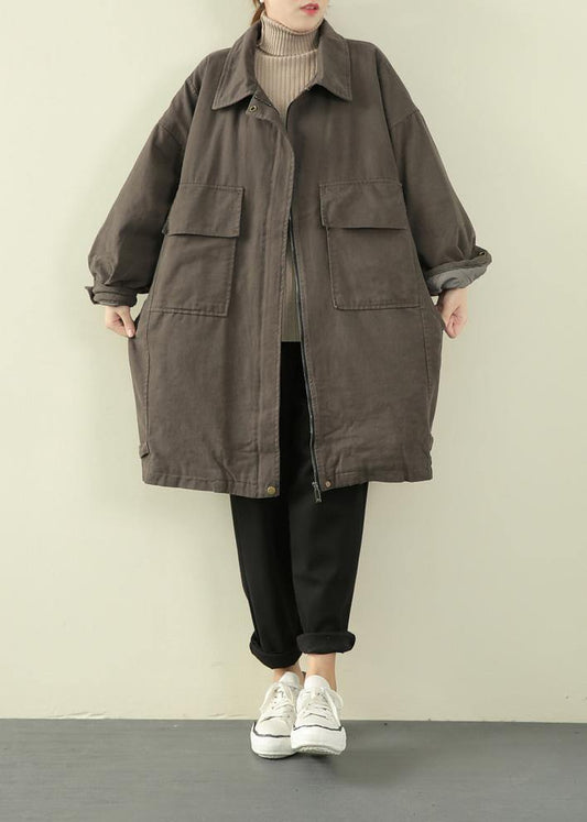 Diy Gray Green Clothes Gifts Zippered Spring Jackets