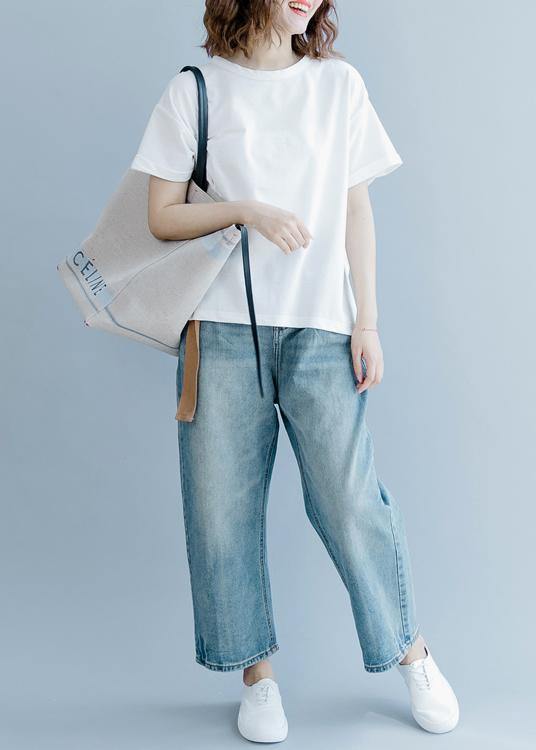 Diy O Neck Back Side Open Tops Wardrobes White Shirt