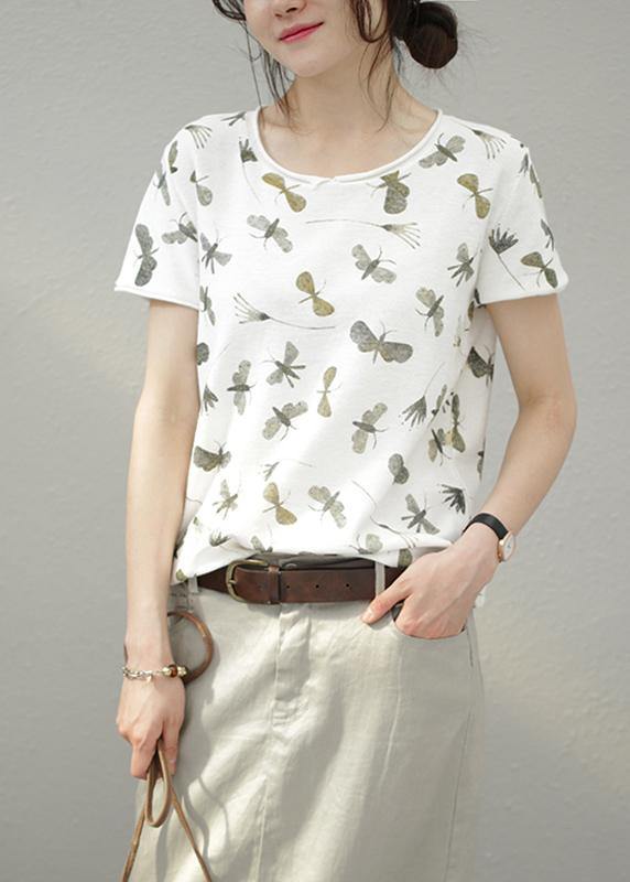Diy O Neck Cotton Summerclothes for Pattern Blouses