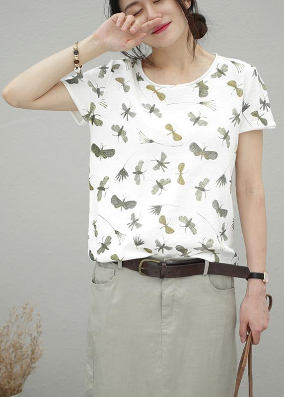 Diy O Neck Cotton Summerclothes for Pattern Blouses