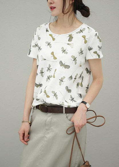 Diy O Neck Cotton Summerclothes for Pattern Blouses