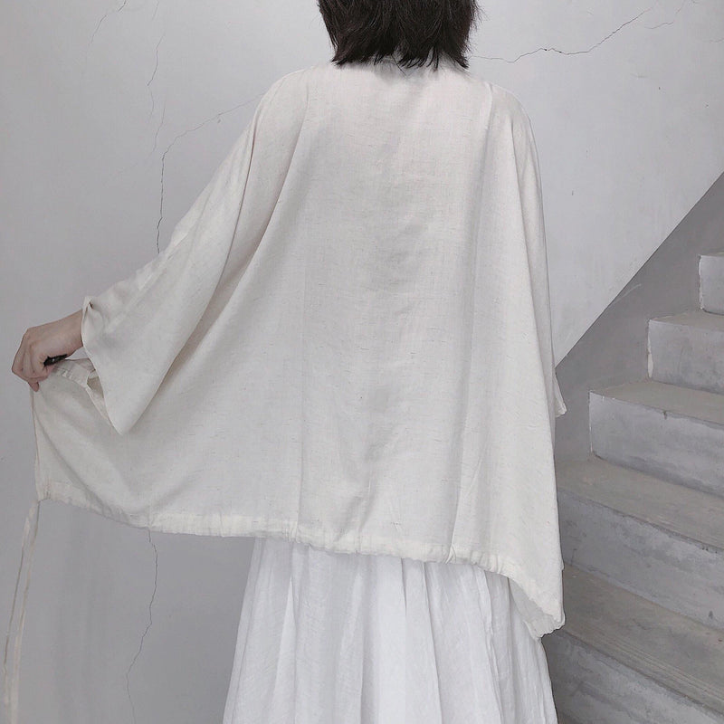Diy Stand Collar Batwing Sleeve Tops Blouses Tutorials Nude Blouses