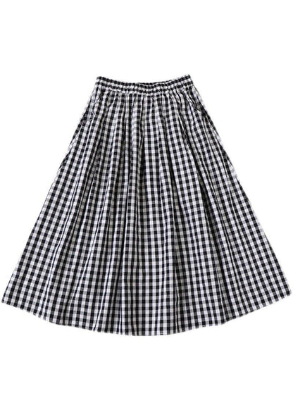Green Wrinkled Pockets Spring Skirt
