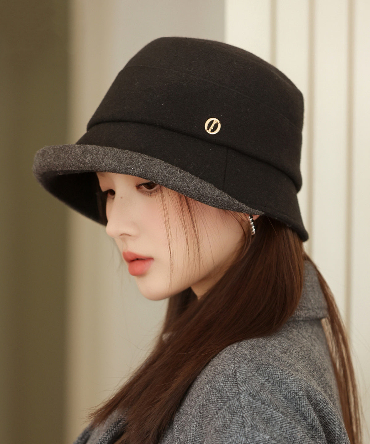 Coffee Warm Woolen Bucket Hat