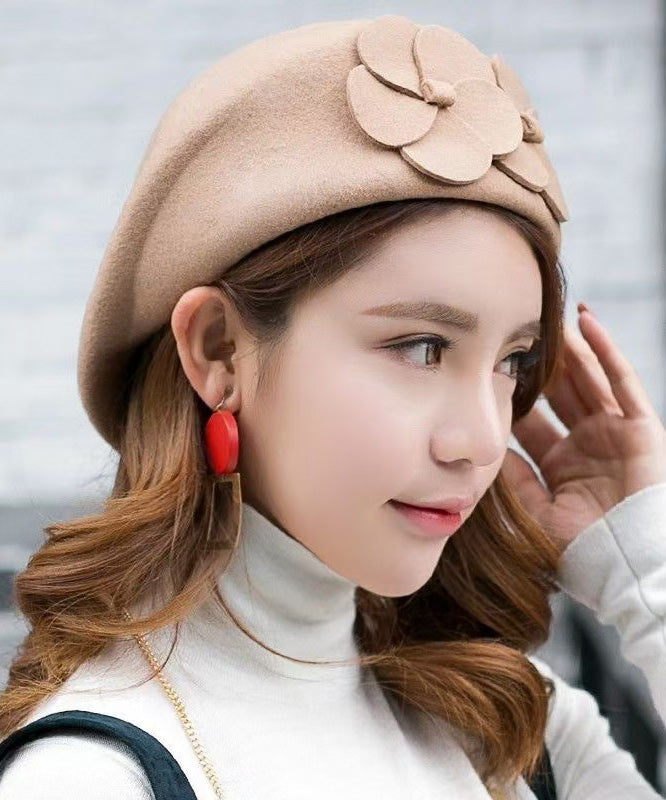 Mulberry Versatile Woolen Beret Hat