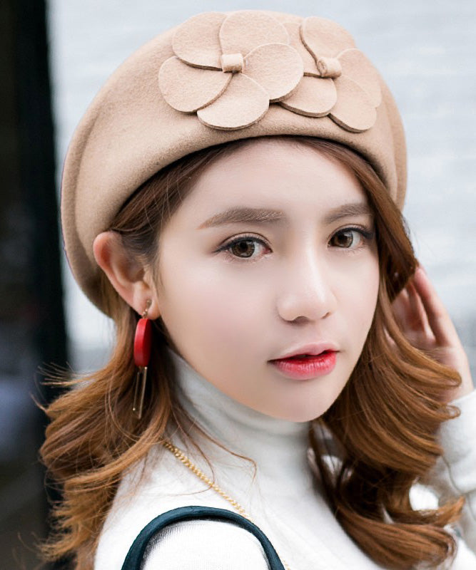 Mulberry Versatile Woolen Beret Hat