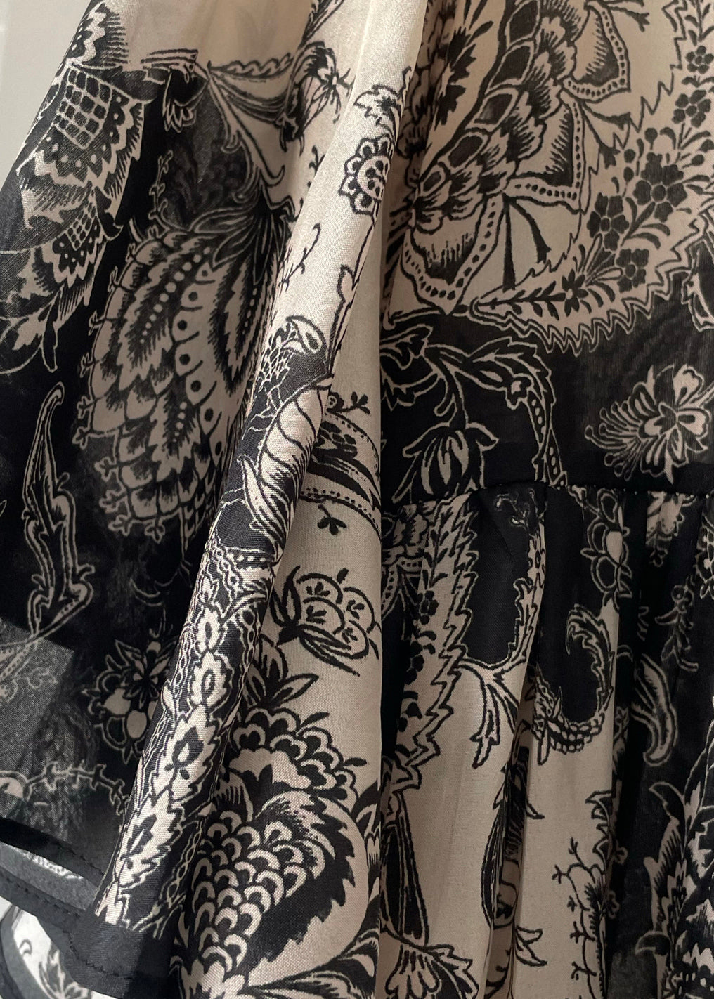 O Neck Print Cotton Long Dresses Summer