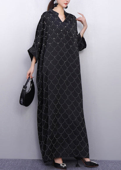 Street Style Pink Gown Zircon Batwing Sleeve