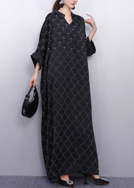 Street Style Pink Gown Zircon Batwing Sleeve